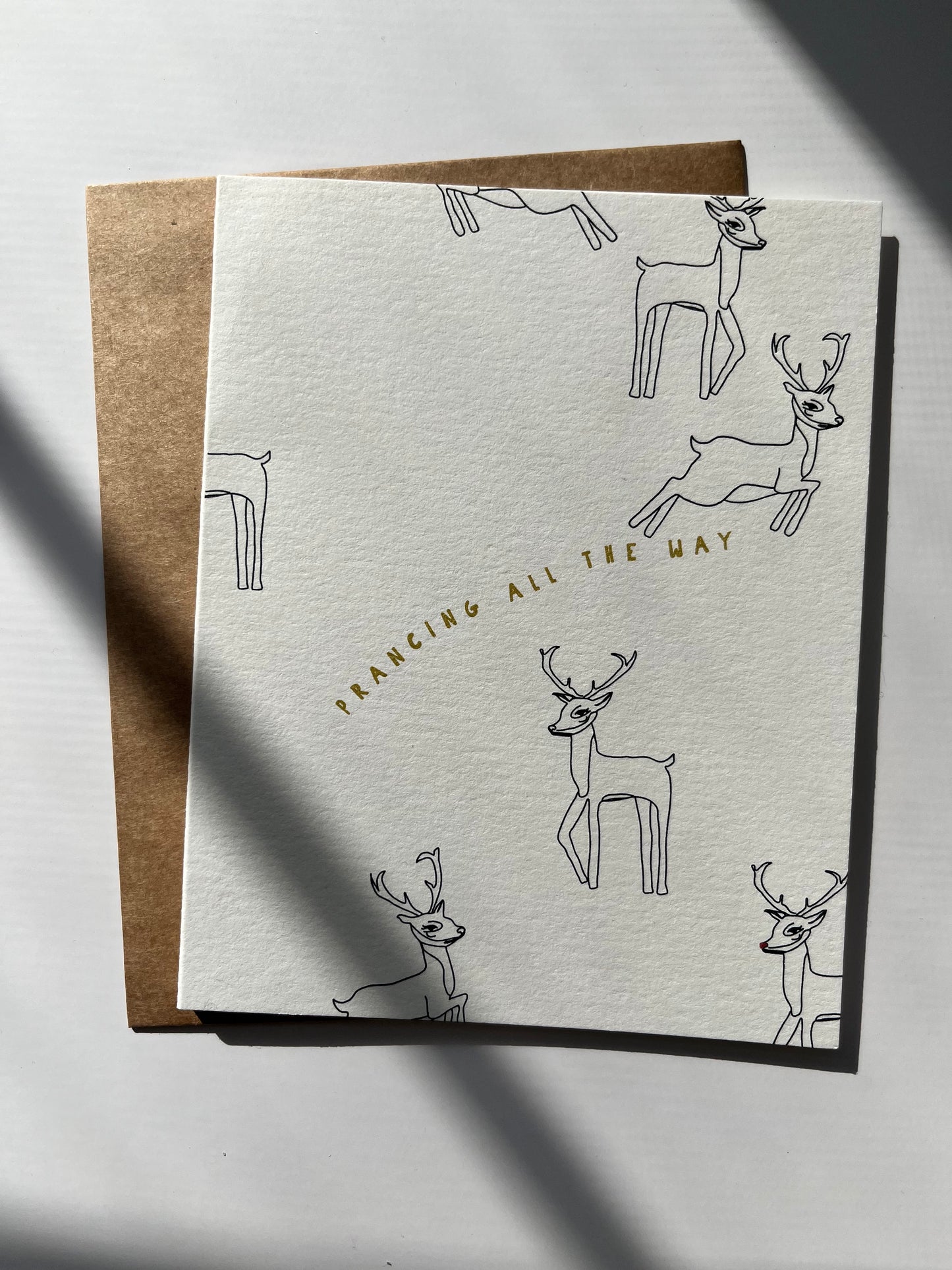 Prancing Card | Happy Holidays