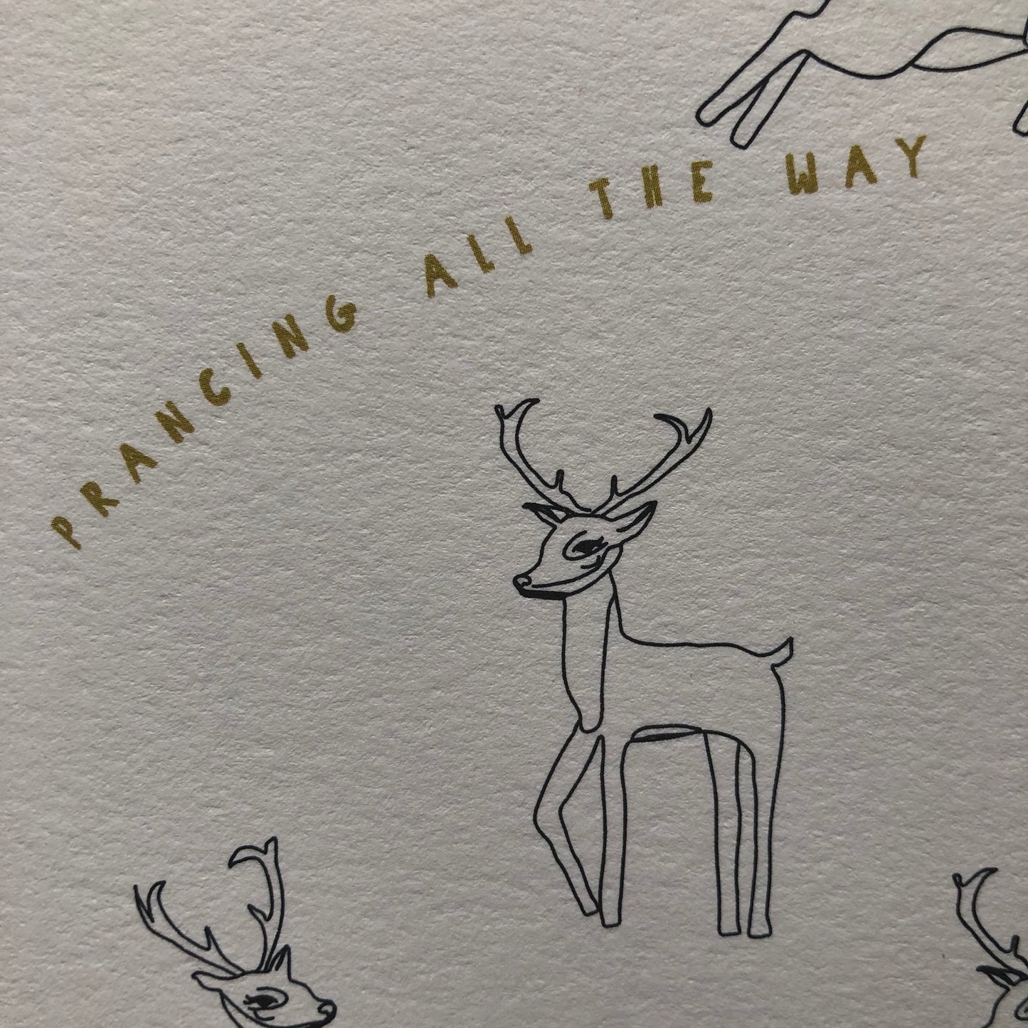 Prancing Card | Happy Holidays